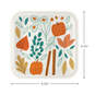 Fall Foliage Square Dinner Plates, Set of 8, , large image number 2