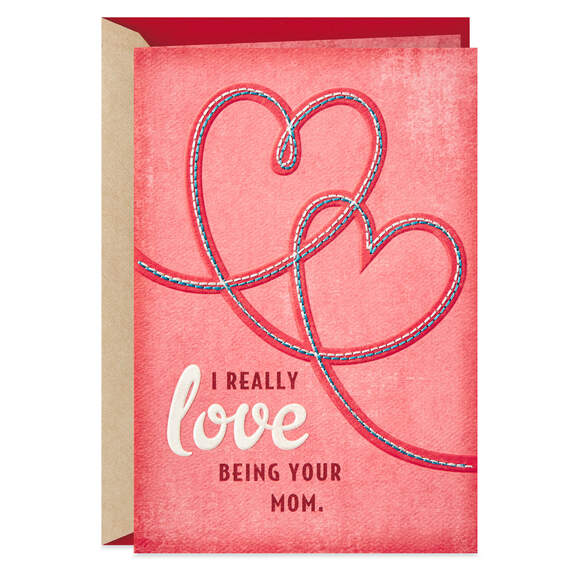 Love Being Your Mom Valentine's Day Card, , large image number 1