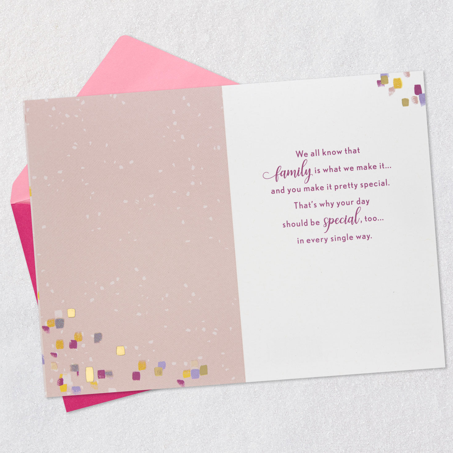 You Make Our Family Special Birthday Card for Her for only USD 4.99 | Hallmark