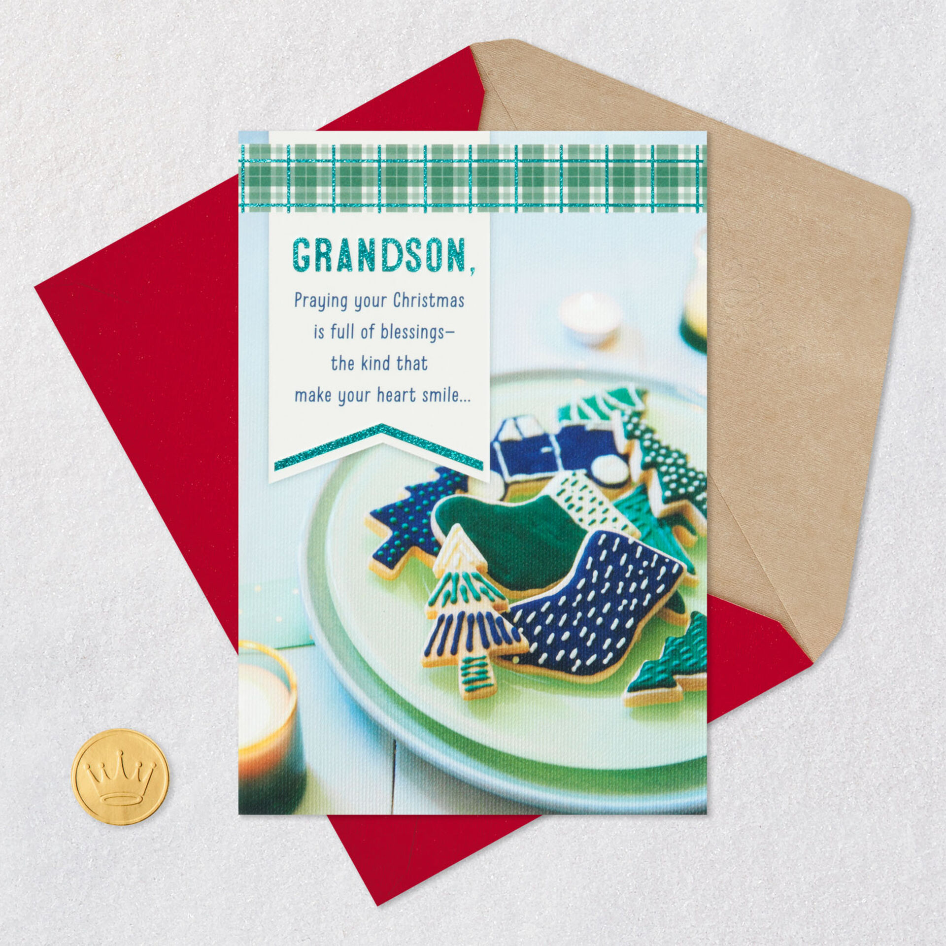 christmas-cookies-religious-christmas-card-for-grandson-greeting-cards-hallmark