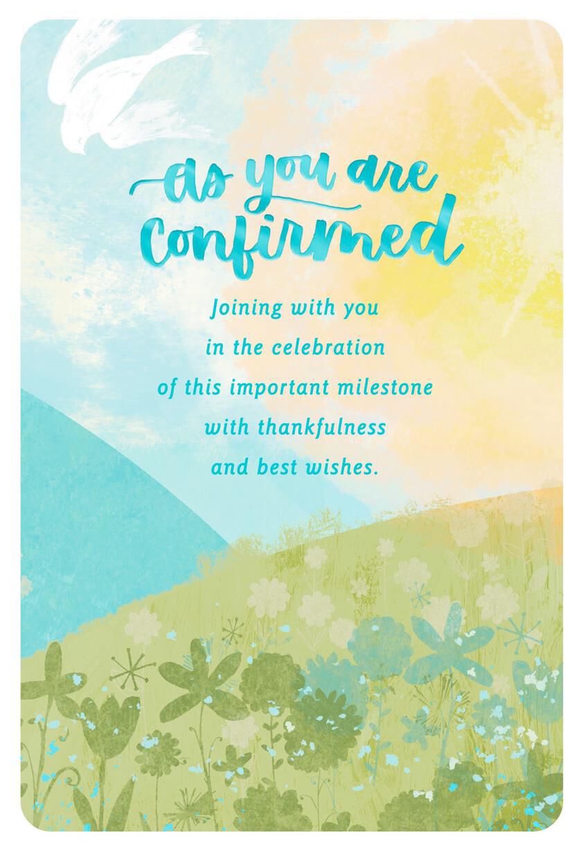 Important Milestone Confirmation Card