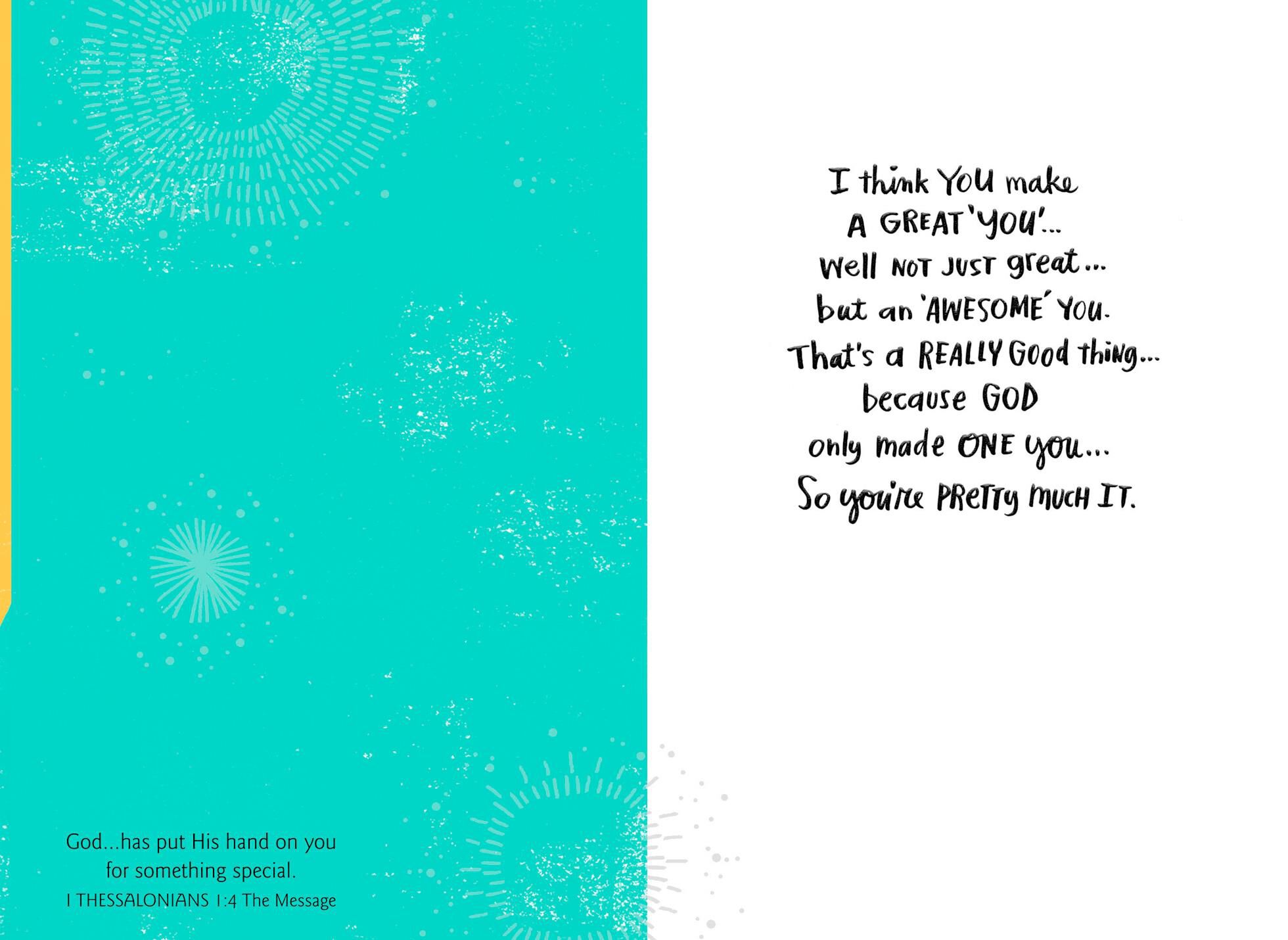 Heart With Koala Bear Religious Encouragement Card