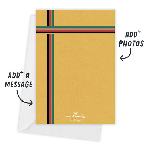 Festive Lettering Flat Kwanzaa Photo Card, 