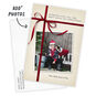 Red Ribbon Gift Flat Christmas Photo Card, , large image number 3