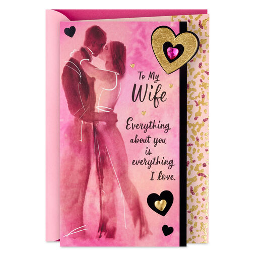 Love Everything About You Love Card for Wife, 