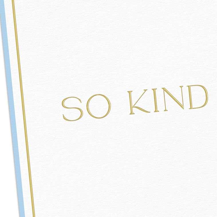 Gold Foil on White Blank Thank You Note Cards Pack  image number 3