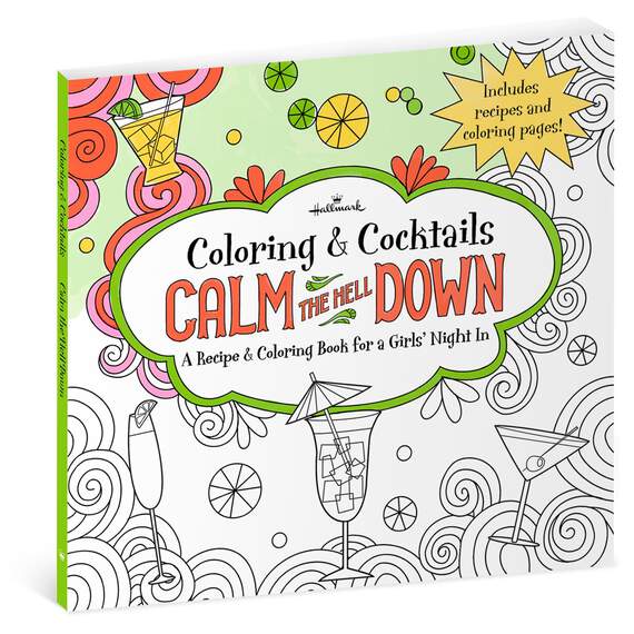 Calm the Hell Down: Recipe & Coloring Book for Girls' Night, , large image number 1