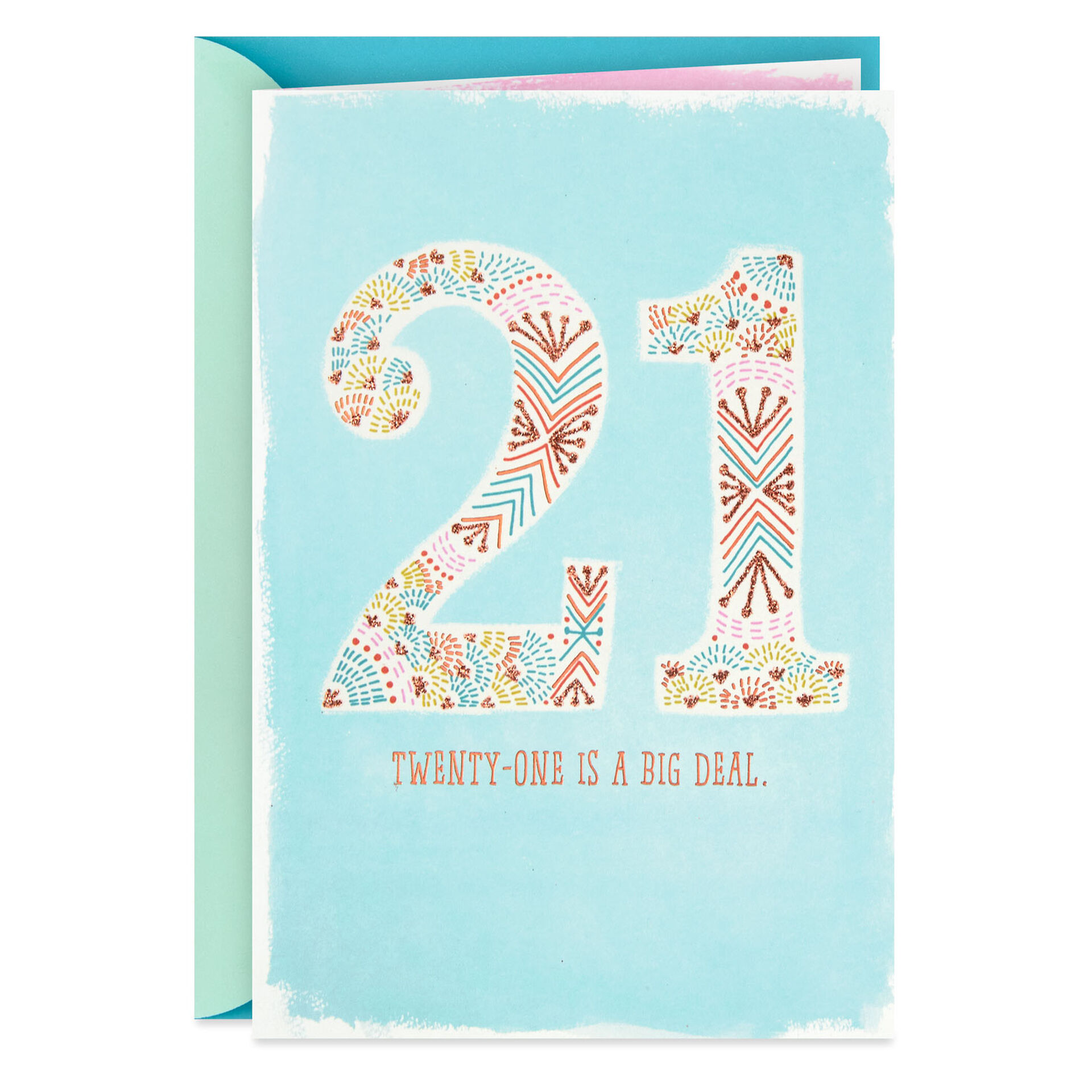 21ST BIRTHDAY CARD SON DAUGHTER GRANDSON GRANDDAUGHTER LARGER SIZE VERSES CUTE