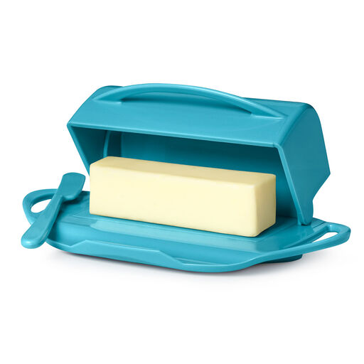Aqua Butterie Flip-Top Butter Dish, 