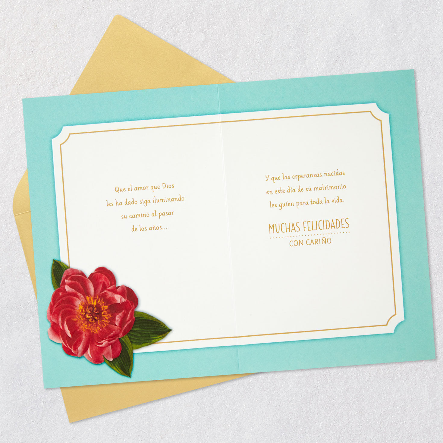 Made in Heaven Spanish-Language Wedding Card for Couple, , large image number 4