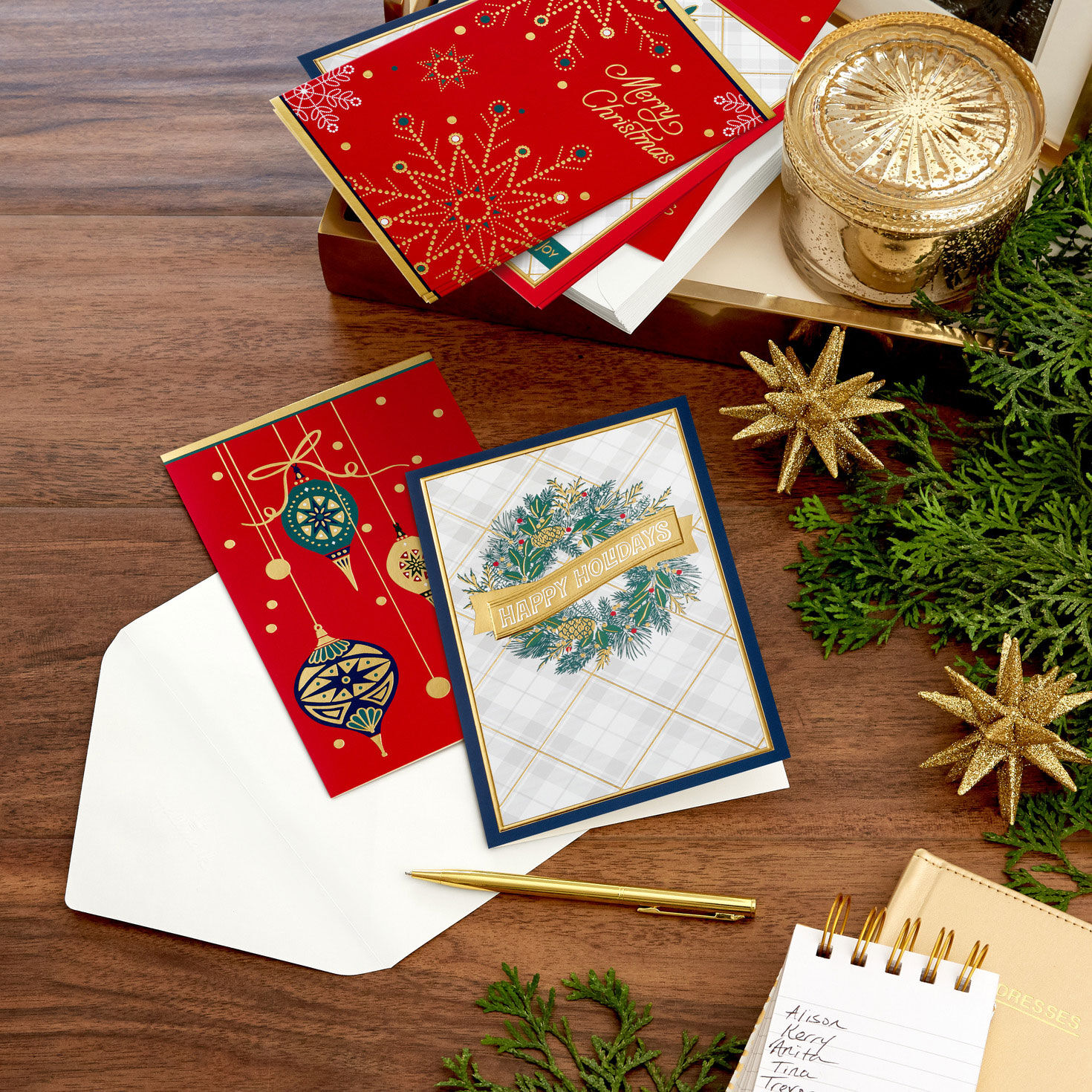 Classic Style Assorted Boxed Christmas Cards  image number 8