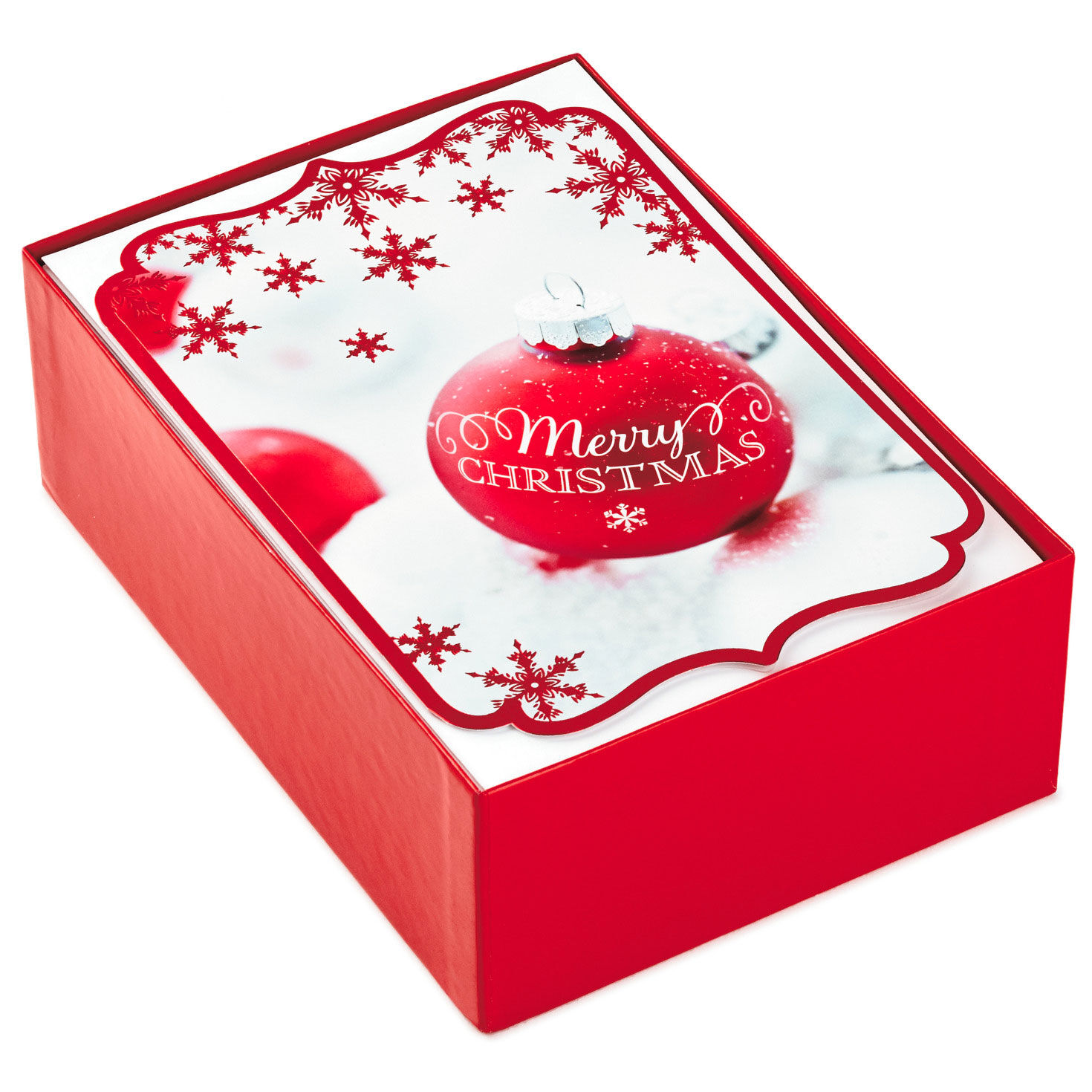 Ornaments Boxed Christmas Cards Bulk Pack package front image number 2