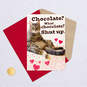 Cat and Chocolate Funny Valentine's Day Card, , large image number 5