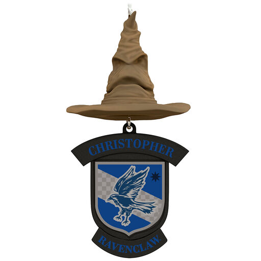 Harry Potter™ Sorting Hat Personalized Text Ornament, Ravenclaw™, 