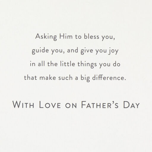 So Proud of You Religious Father's Day Card for Son, 