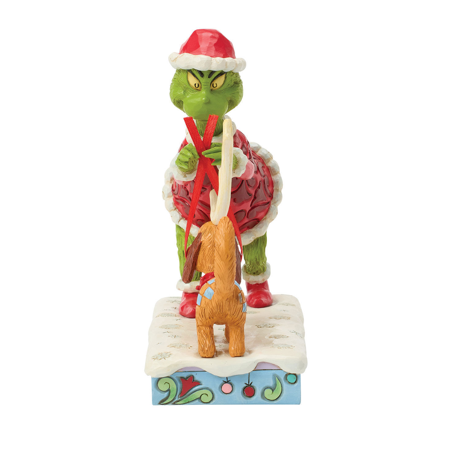 Jim Shore Grinch and Max Statue side image number 3