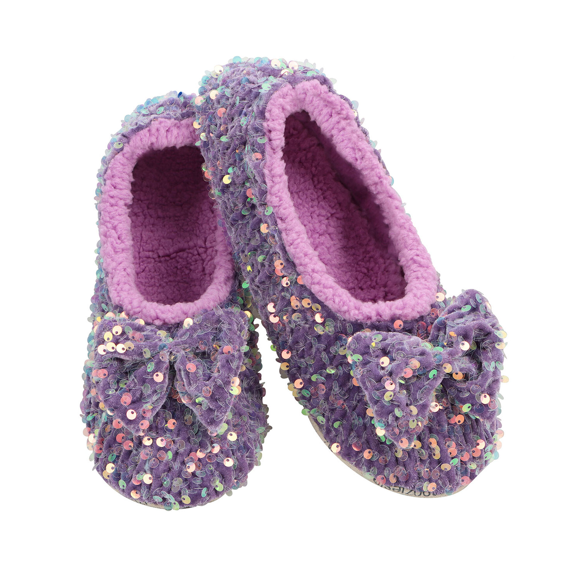 snoozies! Lavender Dazzle Bling Women's Slippers, Large Sleep Hallmark