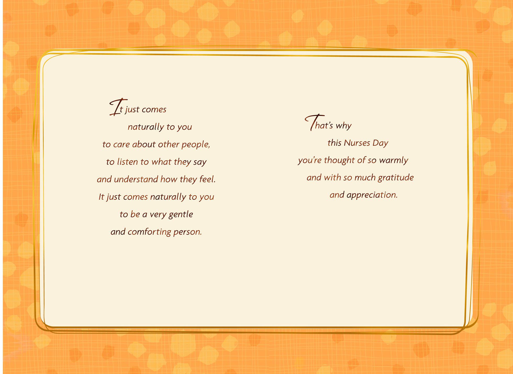 Truly Gifted Nurses Day Card
