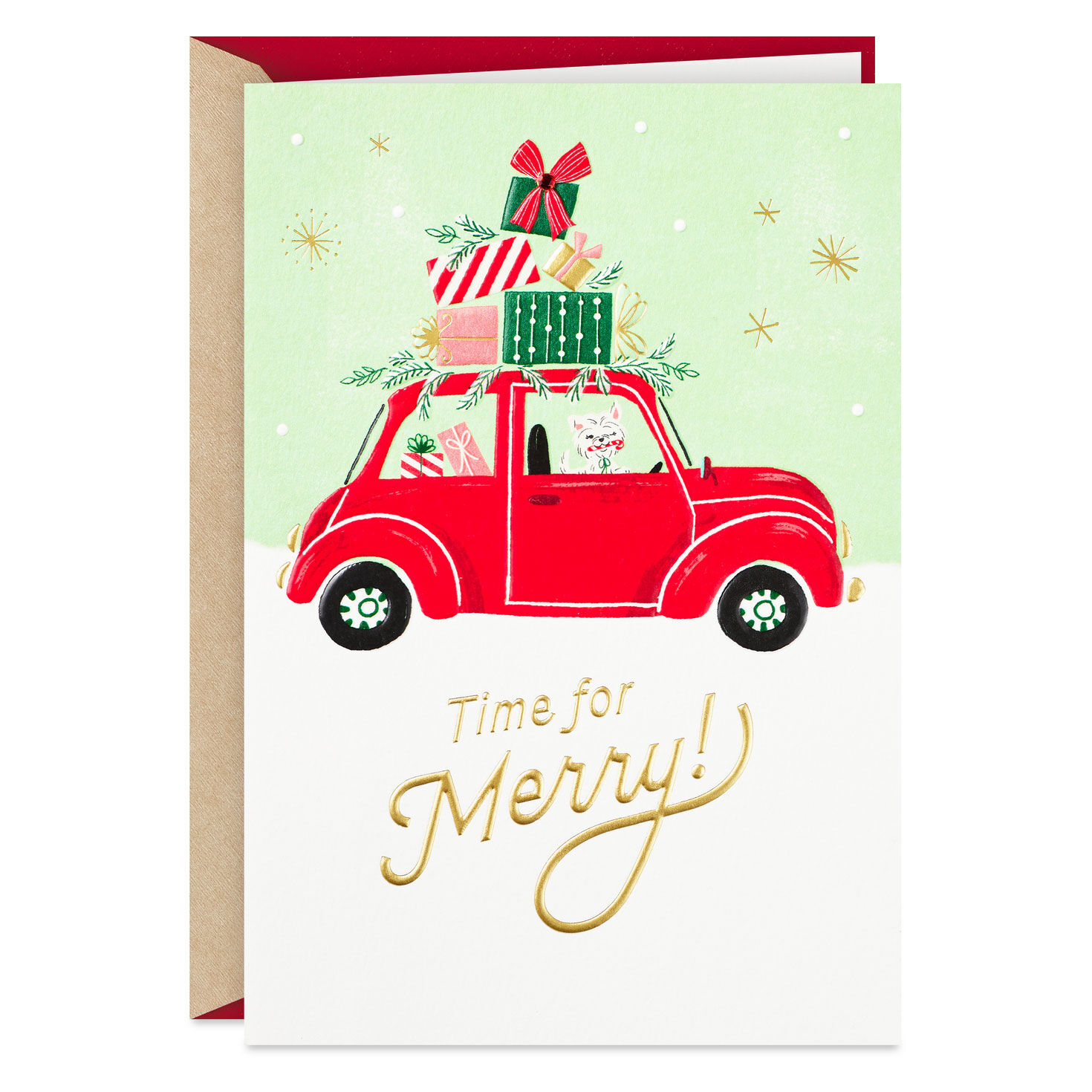 Joy Everywhere You Go Christmas Card