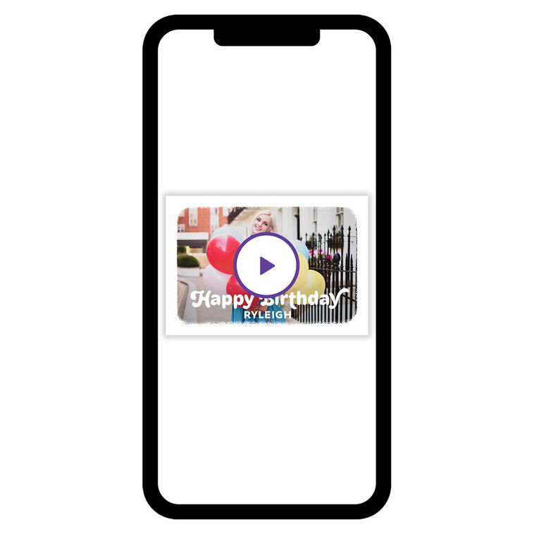 Full Photo Horizontal Birthday eCard