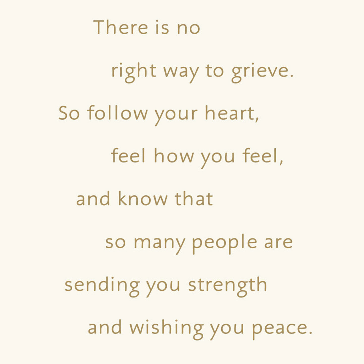 Sending You Strength and Peace Sympathy Card for only USD 3.59 | Hallmark