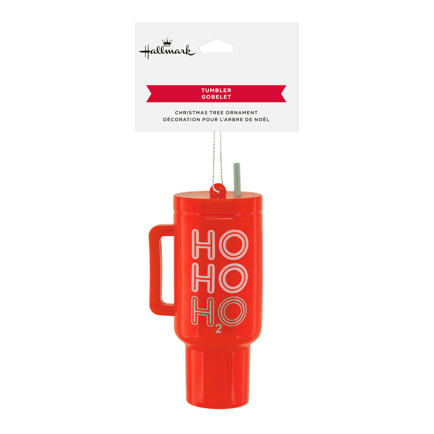 Red Ho Ho H2O Cup Christmas Ornament  image number 7