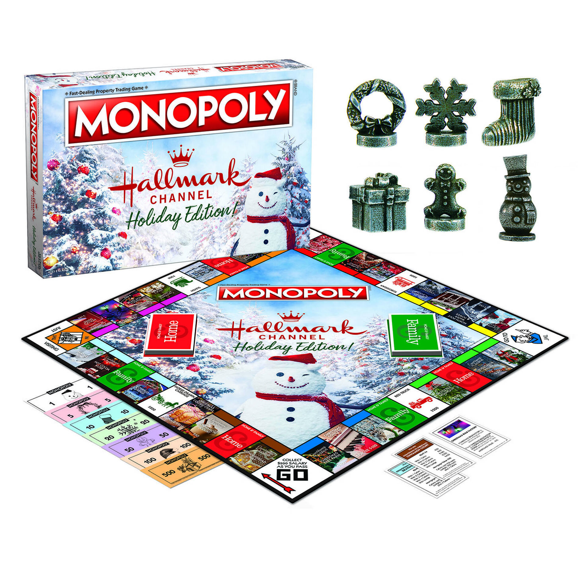 Monopoly Hallmark Channel Holiday Edition Board Game Puzzles & Games Hallmark