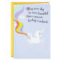 Unicorn Farting Rainbows Funny Birthday Card, , large image number 1