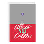 All Is Not Calm Funny Custom Christmas Card, , large image number 3