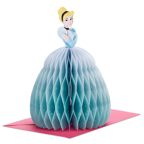 Disney Cinderella Shine Bright Honeycomb 3D Pop-Up Card