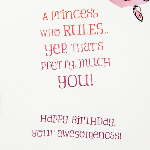 Disney Princess Your Awesomeness Musical Birthday Card, 