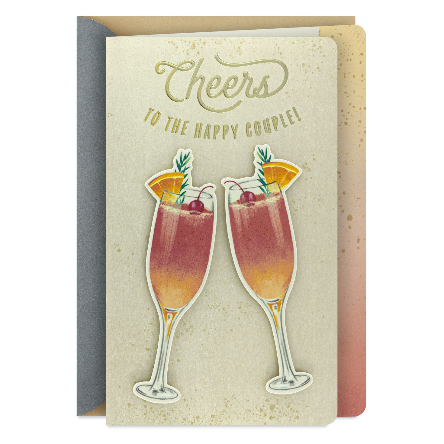 Cheers to the Happy Couple Bridal Shower Card
