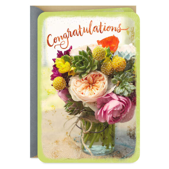 Good Things for a Good Person Congratulations Card, , large image number 1