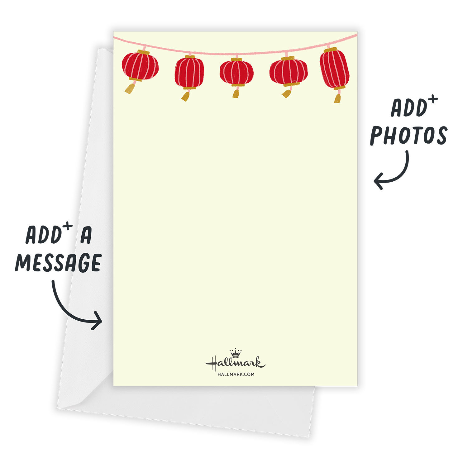 Good Wishes Flat Chinese New Year Photo Card, , large image number 3
