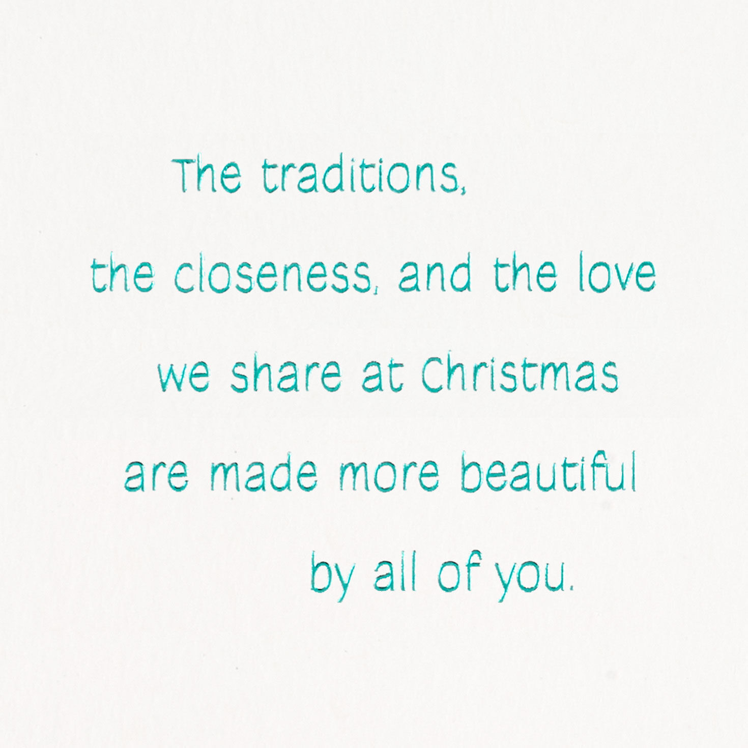 Ornate Tree Christmas Card for Daughter and Family Sentiment image number 2