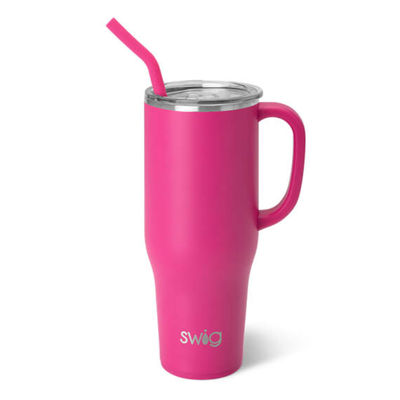 Swig Hot Pink Stainless Steel Mega Mug, 40 oz., , large image number 1