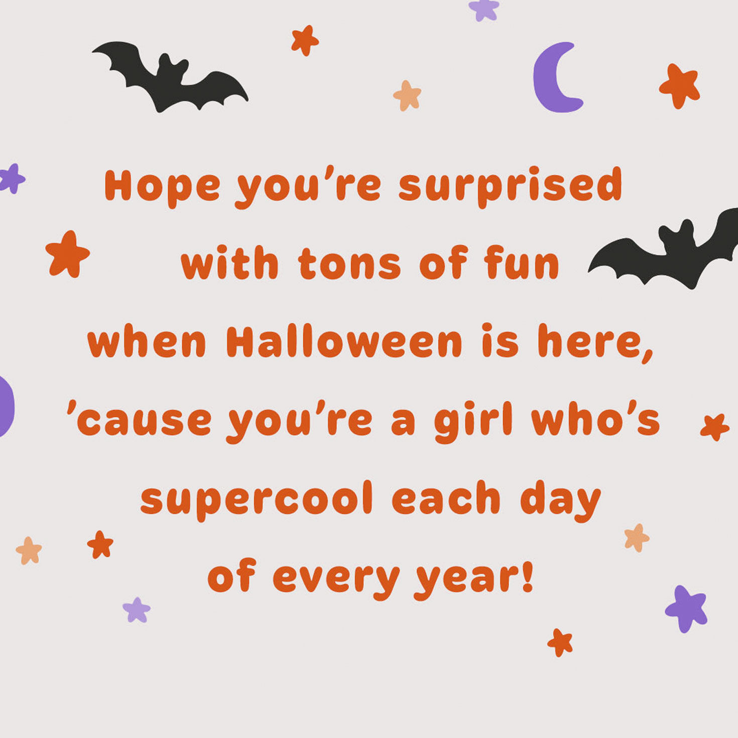 Bluey You're a Girl Who's Supercool Halloween Card for Granddaughter for only USD 2.99 | Hallmark