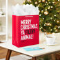 Home Alone Funny Quote Large Christmas Gift Bag In Use image number 2