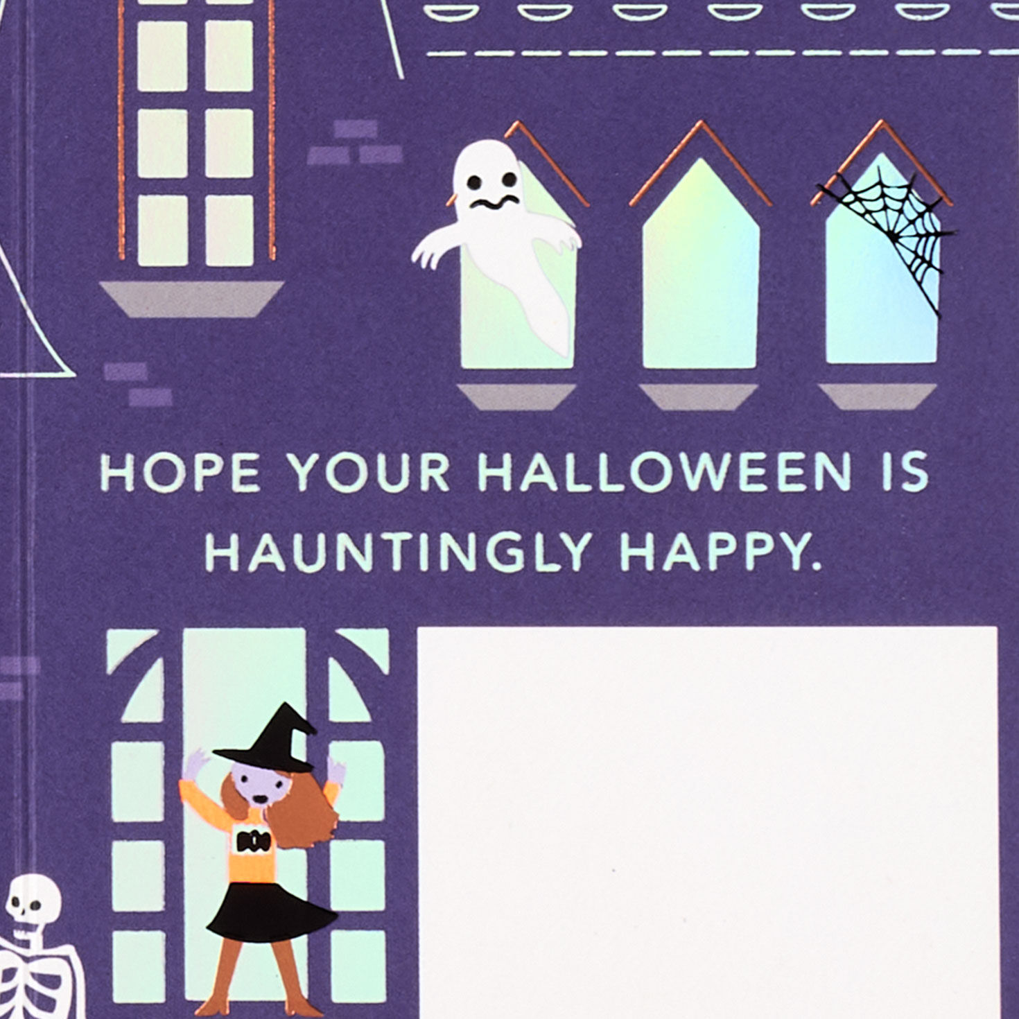Fold-Out Haunted House Halloween Card detail image number 3