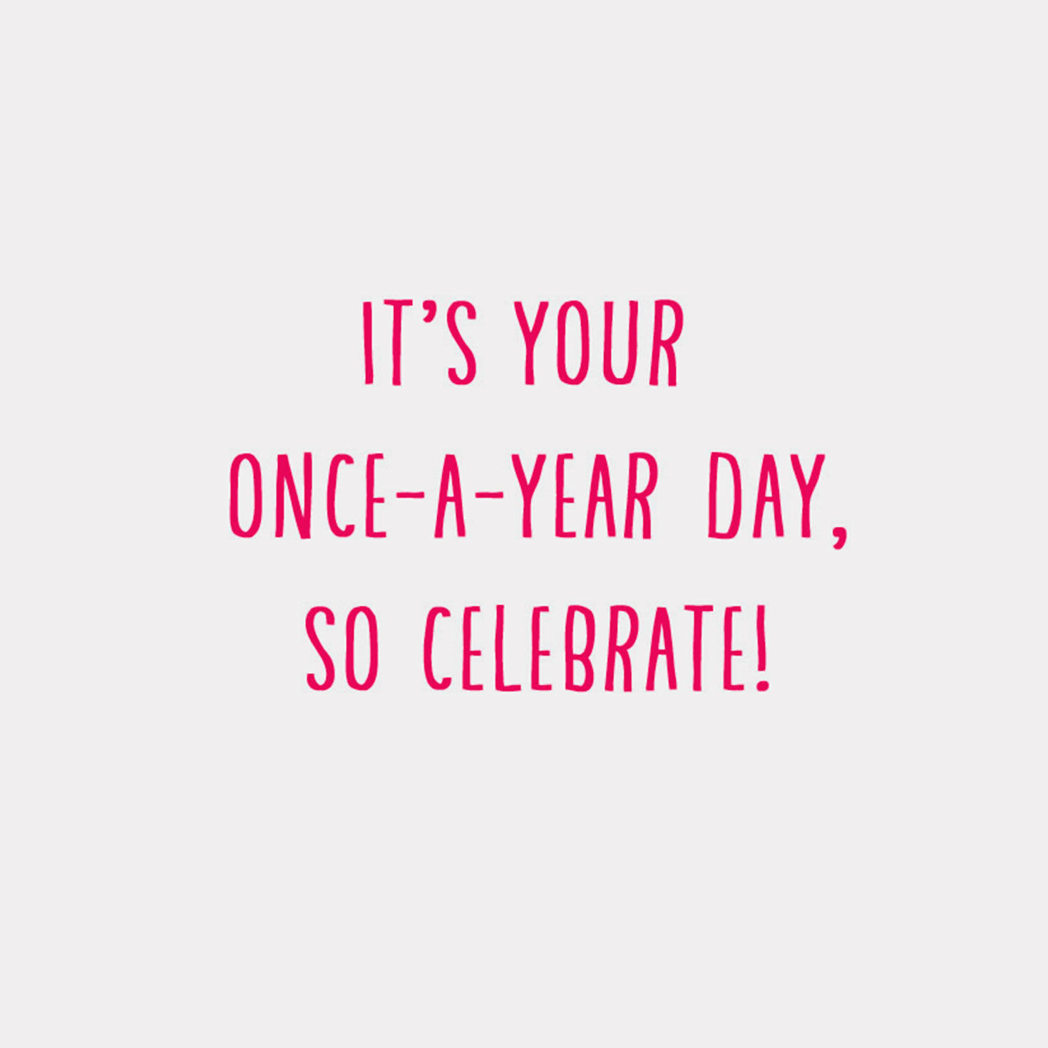 Colorful Lettering on Blue Happy Birthday Card Sentiment image number 2