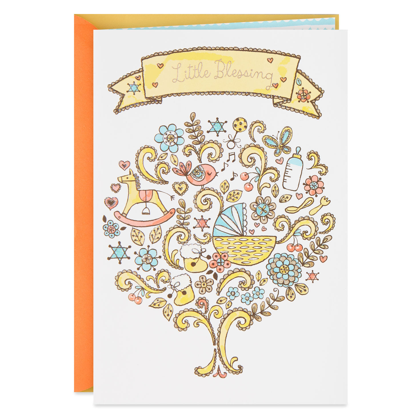 Mazel Tov on Your Little Blessing New Baby Card for only USD 3.99 | Hallmark