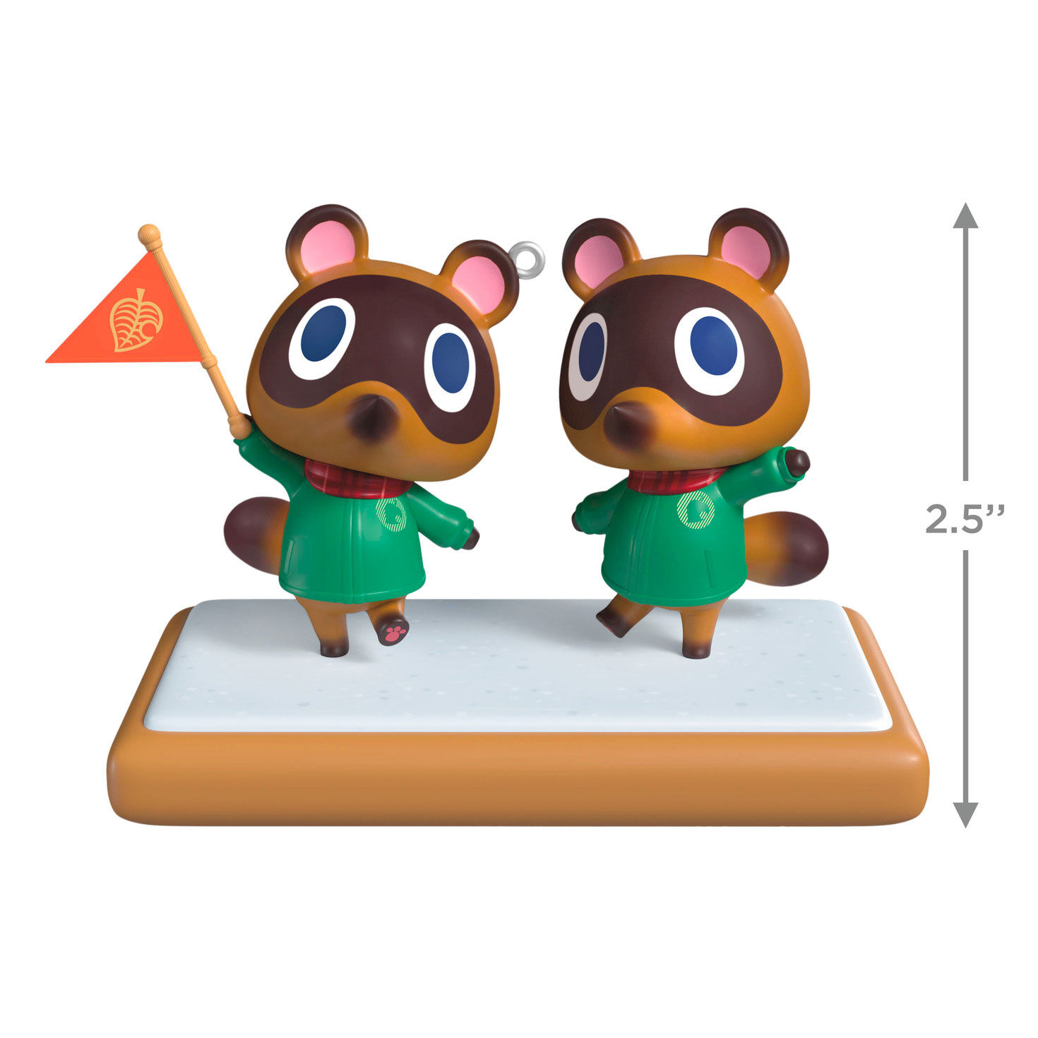 Animal Crossing Timmy and Tommy Keepsake Ornament measurement image number 3