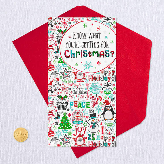 Whatever You Want Money Holder Christmas Card, , large image number 5