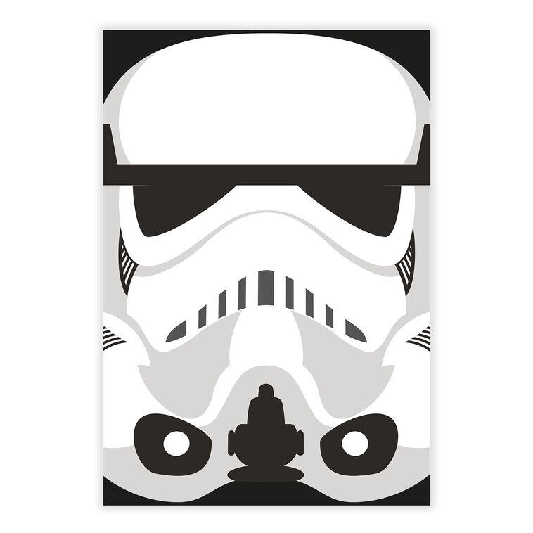 Stormtrooper Face Personalized Card front image number 8