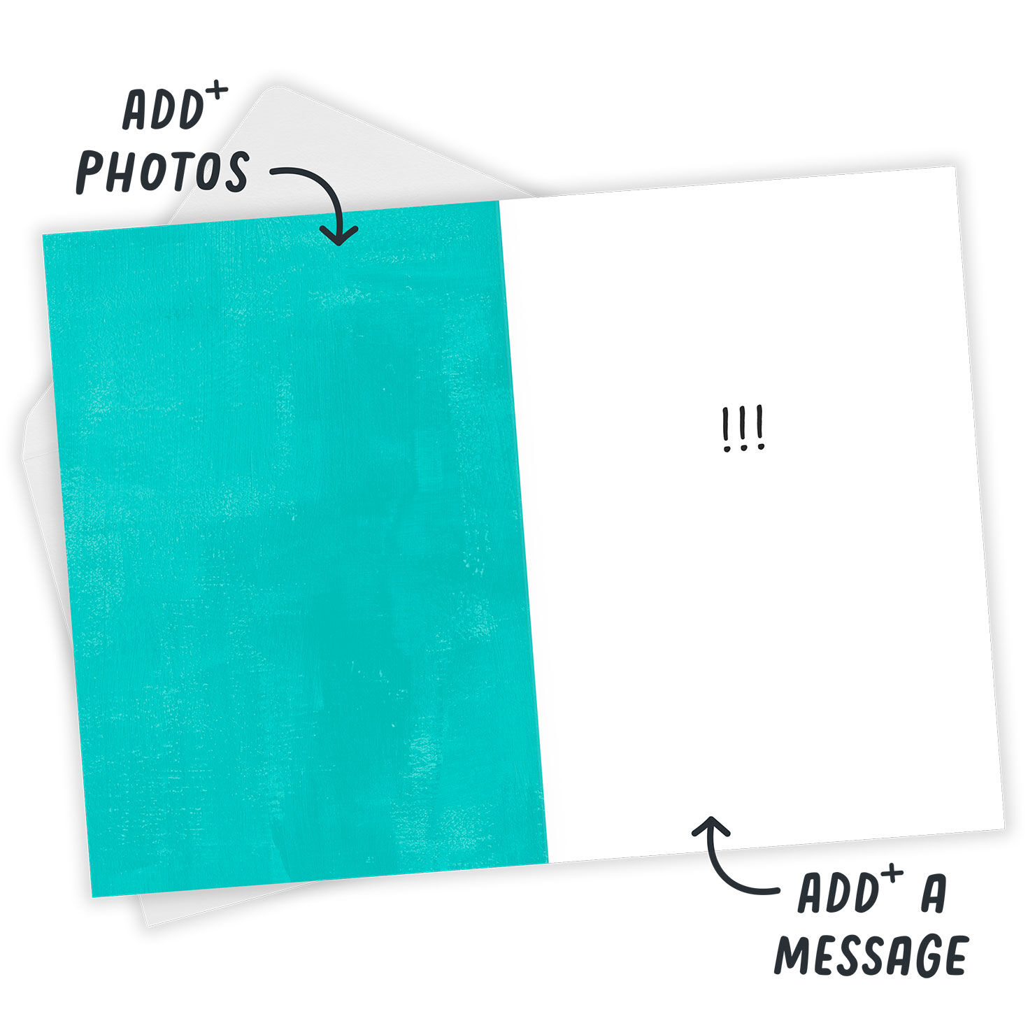 Word Bubble Custom Thank-You Card, , large image number 4