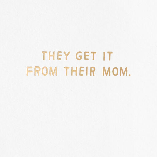 Amazing Kids, Amazing Mom Mother's Day Card, 