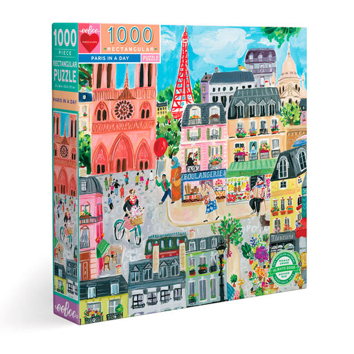 Paris in a Day 1000-Piece Jigsaw Puzzle, 