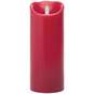 Mirage Flameless Pillar Candle, Red, 9.5", , large image number 1