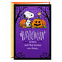 Peanuts® Snoopy and Woodstock With Pumpkins Halloween Card, , large image number 1