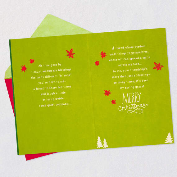 Your Friendship Is a Blessing Christmas Card, , large image number 4